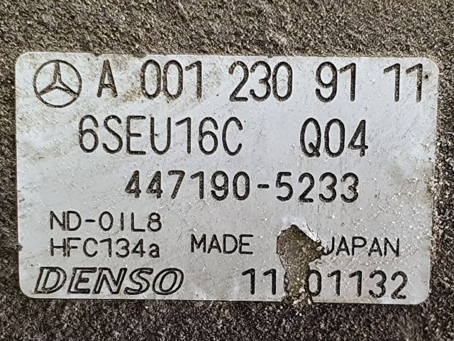 bontott MERCEDES-BENZ A-CLASS Klímakompresszor