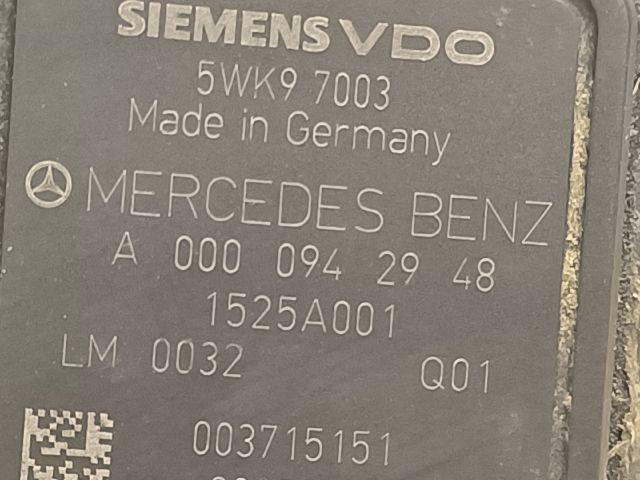 bontott MERCEDES-BENZ A-CLASS Légtömegmérő