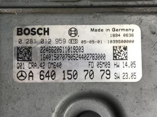 bontott MERCEDES-BENZ A-CLASS Motorvezérlő