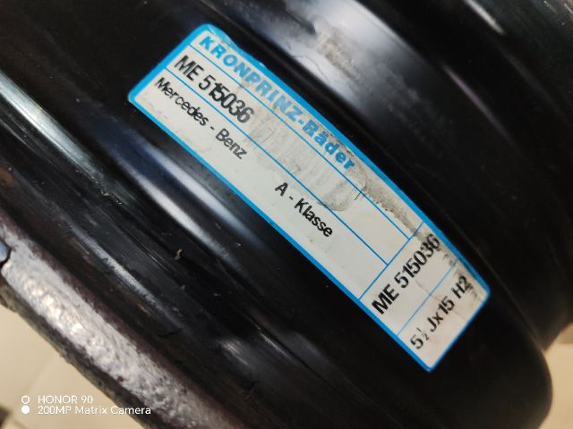 bontott MERCEDES-BENZ A-CLASS Acélfelni (1 db)