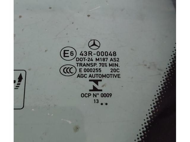 bontott MERCEDES-BENZ A-CLASS Bal C Oszlop Oldalablak Üveg