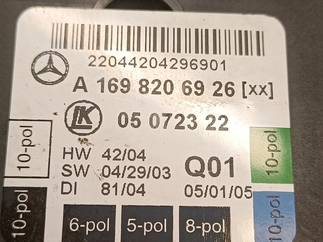 bontott MERCEDES-BENZ A-CLASS Bal első Ajtó Vezérlőegység