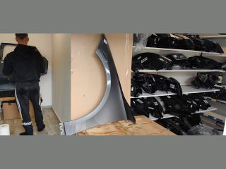 bontott MERCEDES-BENZ A-CLASS Bal első Sárvédő