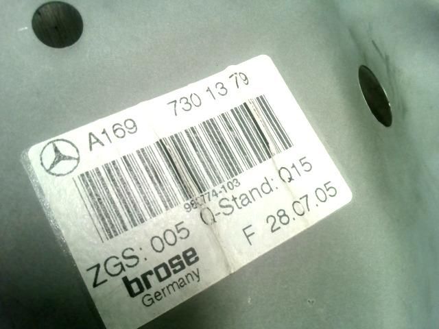 bontott MERCEDES-BENZ A-CLASS Bal hátsó Ablakemelő Szerkezet (Elektromos)