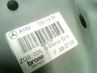 bontott MERCEDES-BENZ A-CLASS Bal hátsó Ablakemelő Szerkezet (Elektromos)