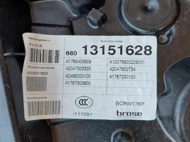 bontott MERCEDES-BENZ A-CLASS Bal hátsó Ablakemelő Szerkezet (Elektromos)