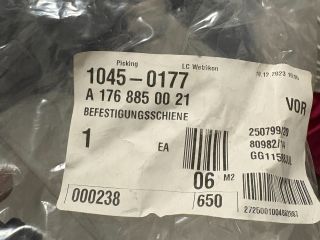 bontott MERCEDES-BENZ A-CLASS Bal hátsó Oldal Lökhárító Tartó (Műanyag)