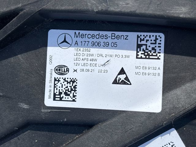 bontott MERCEDES-BENZ A-CLASS Bal Ledes Fényszóró