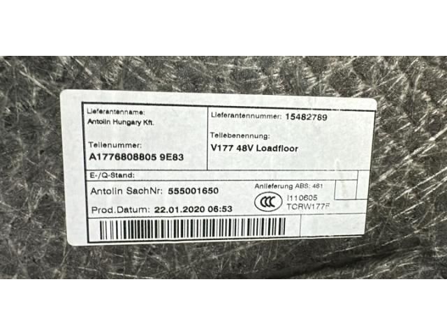 bontott MERCEDES-BENZ A-CLASS Csomagtér Kárpit