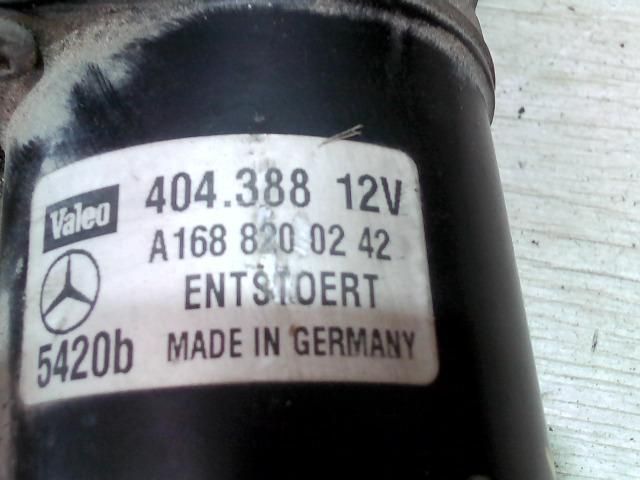 bontott MERCEDES-BENZ A-CLASS Első Ablaktörlő Szerkezet Motorral