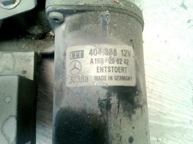 bontott MERCEDES-BENZ A-CLASS Első Ablaktörlő Szerkezet Motorral