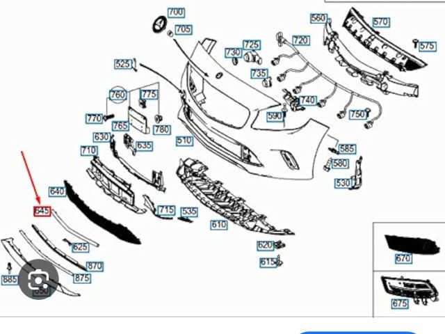 bontott MERCEDES-BENZ A-CLASS Első Lökhárító Alsó (Műanyag)
