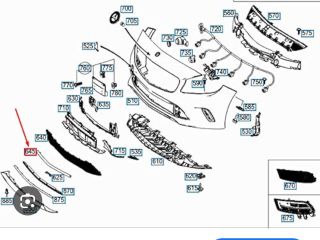bontott MERCEDES-BENZ A-CLASS Első Lökhárító Alsó (Műanyag)