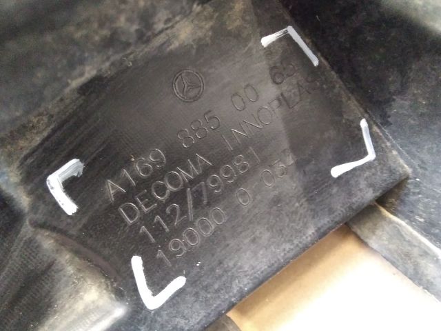 bontott MERCEDES-BENZ A-CLASS Első Lökhárító Alsó (Műanyag)