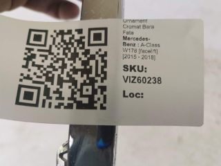 bontott MERCEDES-BENZ A-CLASS Első Lökhárító Díszléc