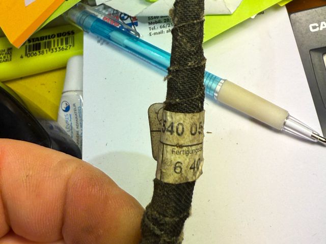 bontott MERCEDES-BENZ A-CLASS Első Tolatóradar Kábelköteg