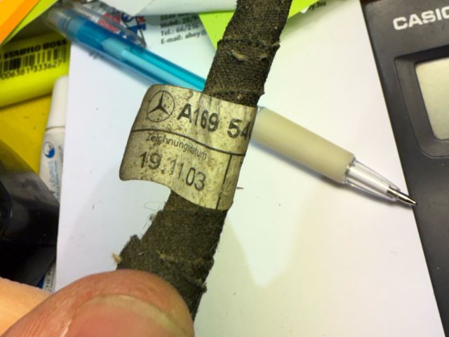 bontott MERCEDES-BENZ A-CLASS Első Tolatóradar Kábelköteg