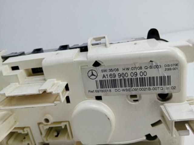 bontott MERCEDES-BENZ A-CLASS Fűtéskapcsoló (manuális klímás)