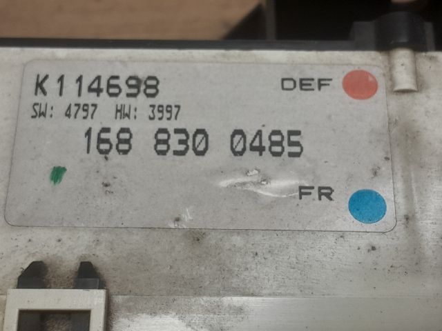 bontott MERCEDES-BENZ A-CLASS Fűtéskapcsoló (manuális klímás)