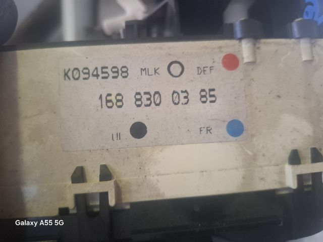 bontott MERCEDES-BENZ A-CLASS Fűtéskapcsoló (Nem klímás)