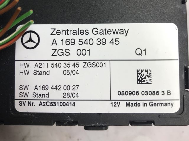 bontott MERCEDES-BENZ A-CLASS Gateway Elektronika