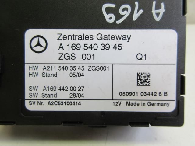 bontott MERCEDES-BENZ A-CLASS Gateway Elektronika