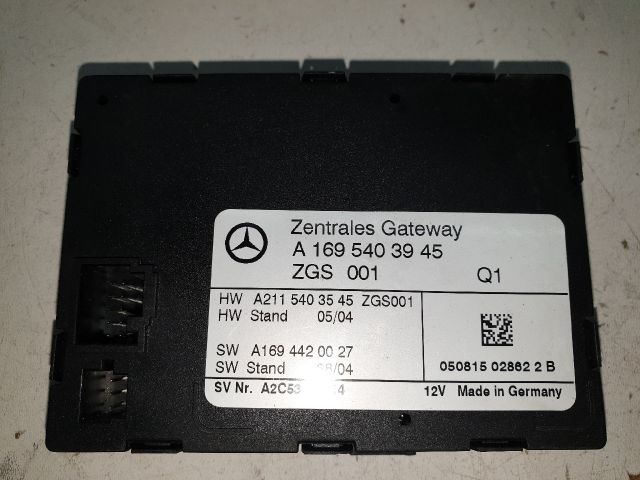 bontott MERCEDES-BENZ A-CLASS Gateway Elektronika
