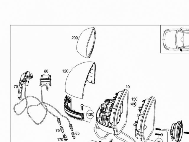 bontott MERCEDES-BENZ A-CLASS GPS Antenna