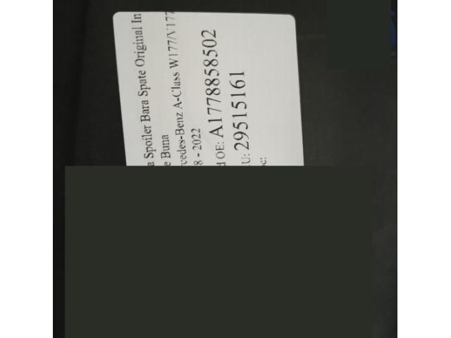 bontott MERCEDES-BENZ A-CLASS Hátsó Lökhárító Alsó (Műanyag)