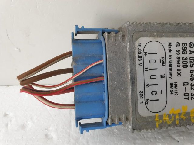 bontott MERCEDES-BENZ A-CLASS Hűtőventilátor Relé