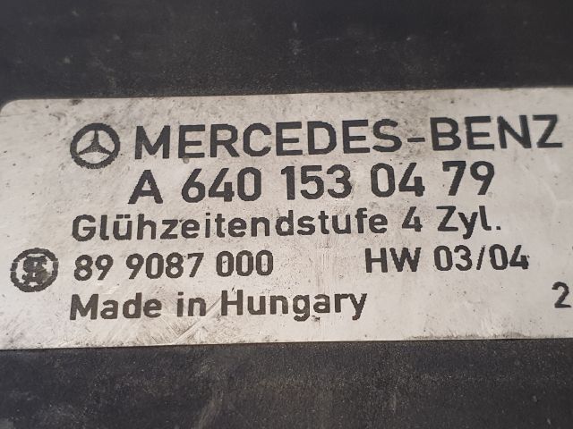 bontott MERCEDES-BENZ A-CLASS Izzító Relé