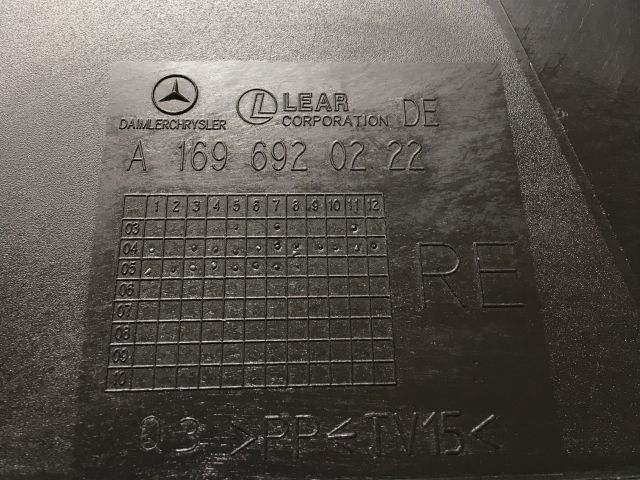 bontott MERCEDES-BENZ A-CLASS Jobb B Oszlop Burkolat