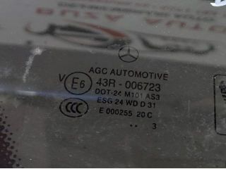 bontott MERCEDES-BENZ A-CLASS Jobb C Oszlop Oldalablak Üveg