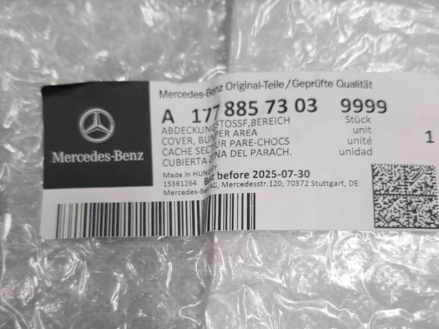 bontott MERCEDES-BENZ A-CLASS Jobb első Lökhárító Sarok