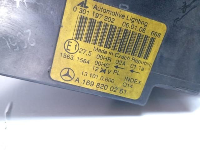 bontott MERCEDES-BENZ A-CLASS Jobb Fényszóró