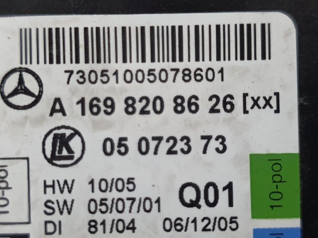 bontott MERCEDES-BENZ A-CLASS Jobb hátsó Ajtó Vezérlőegység