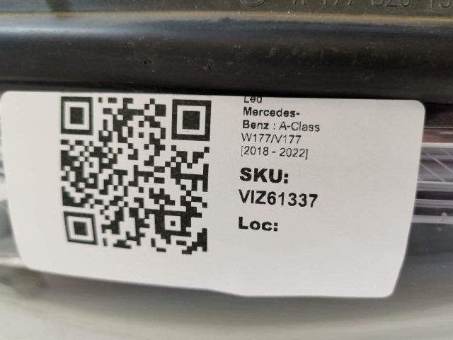 bontott MERCEDES-BENZ A-CLASS Jobb Ledes Fényszóró