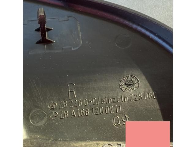 bontott MERCEDES-BENZ A-CLASS Jobb Visszapillantó Tükör Kárpit