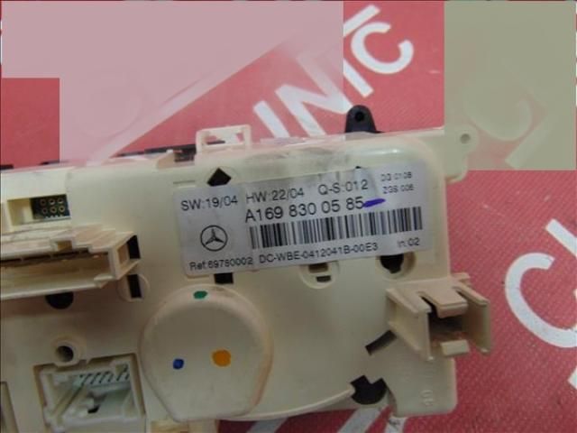 bontott MERCEDES-BENZ A-CLASS Klíma Kapcsoló