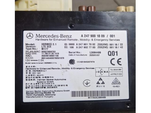 bontott MERCEDES-BENZ A-CLASS Komfort Elektronika