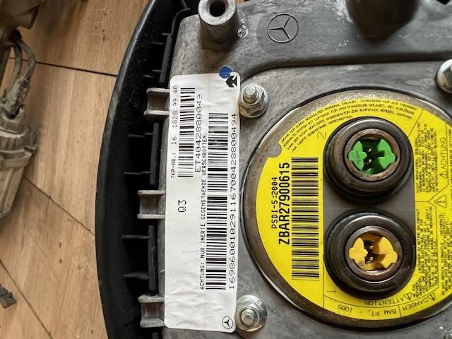 bontott MERCEDES-BENZ A-CLASS Kormánylégzsák