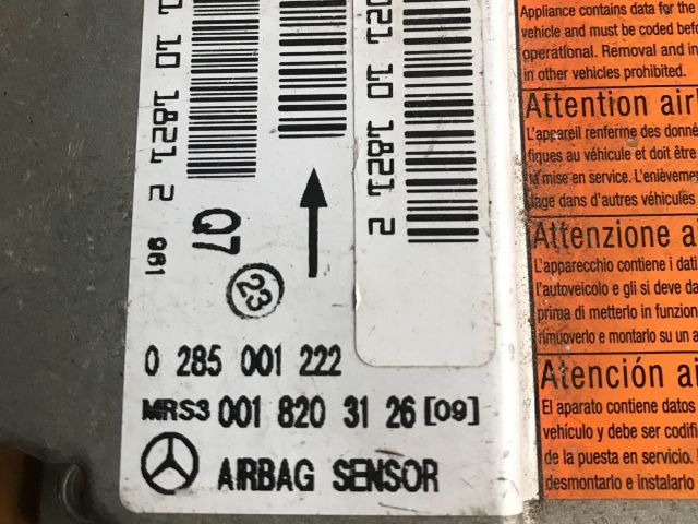 bontott MERCEDES-BENZ A-CLASS Légzsák Elektronika