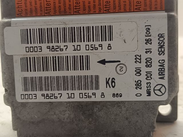bontott MERCEDES-BENZ A-CLASS Légzsák Elektronika