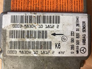 bontott MERCEDES-BENZ A-CLASS Légzsák Elektronika