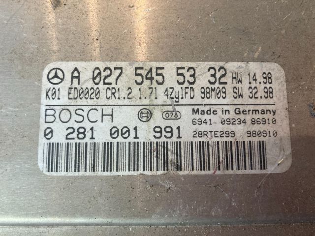 bontott MERCEDES-BENZ A-CLASS Menetstabilizátor