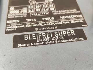 bontott MERCEDES-BENZ A-CLASS Tankajtó