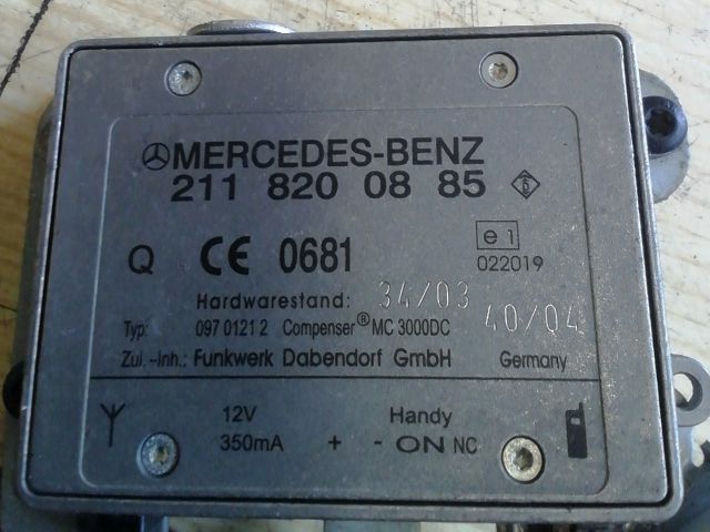 bontott MERCEDES-BENZ A-CLASS Telefon Elektronika