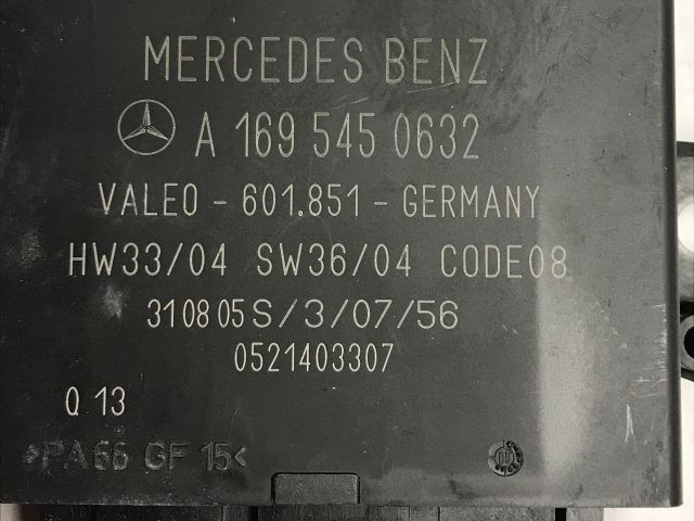 bontott MERCEDES-BENZ A-CLASS Tolatóradar Elektronika