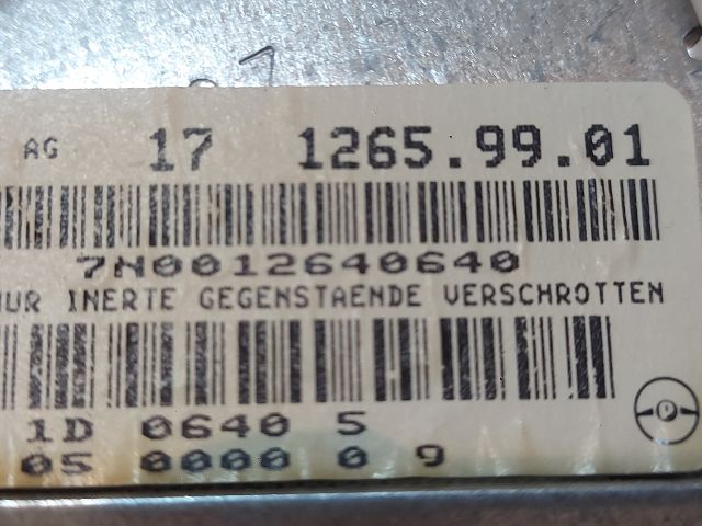 bontott MERCEDES-BENZ A-CLASS Utasoldali Légzsák