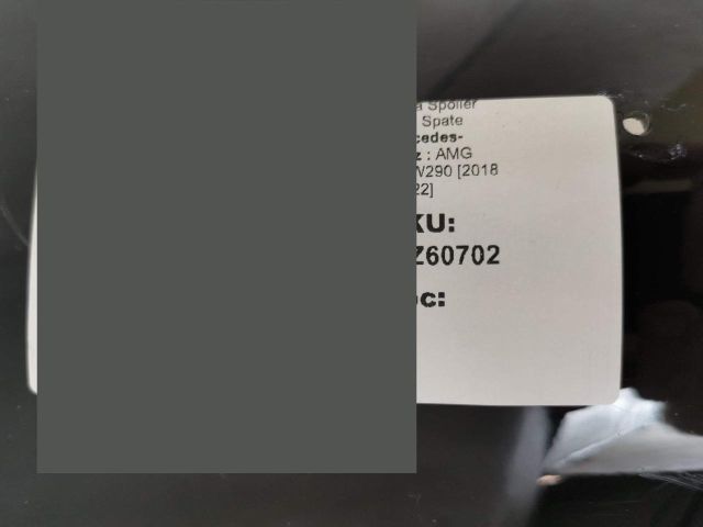 bontott MERCEDES-BENZ AMG GT Hátsó Lökhárító Alsó (Műanyag)